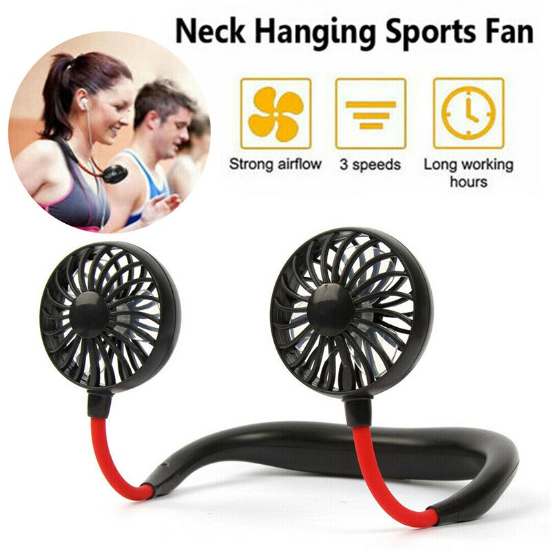 Portable Neck Fan – 360° Adjustable Hands-Free Personal Cooling Fan